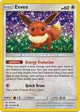 Lightly Played, English Pokemon Holo Eevee - 101/149 - General Mills Promo Pokem picture
