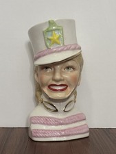 VINTAGE VHTF 6-3/8 LUCILLE BALL Majorette Head Vase Made In Japan picture