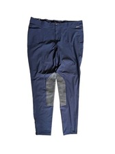 NWT Kerrits Crossover II Knee Patch Riding Breech Women’s Size 2X - NAVY NEW picture