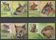 Belarus 2021 Fauna Animals 4 MNH stamps picture