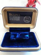 Vintage 1960's Bulova 23 Watch Box Blue--BOX ONLY-- picture