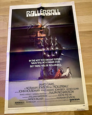 Rollerball - 1975 Original US One Sheet Movie Poster - United Artists - VG Cond picture