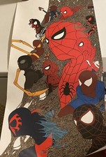 Loot crate marvel goods + gear spiderverse poster 2’ x 1’ picture