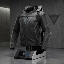 Dainese Avro 4 Leather Motorcycle Jacket Matte Black Cowhide Riding Jacket picture