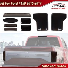 8pc Full Exterior Taillight 3rd Brake Light Trim Cover Kit For Ford F150 2015-17 picture