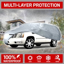 Motor Trend 4-Layer 4-Season Deluxe Car Cover for Van SUVs up to 200
