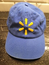 Walmart Employee Spark Hat Cap One Size Adjustable Blue Worker Uniform  picture