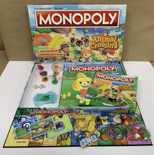 Hasbro Gaming Monopoly Animal Crossing Edition Board Game 100% Complete picture