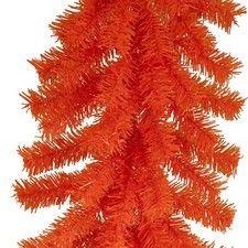 12FT Long Christmas Garland, Colorful Tinsel Brush Swag and Foliage Wired Un-Lit picture