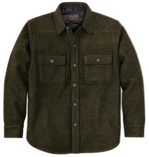 Filson CPO Wool Jac Shirt 24oz Heavy Wool Overshirt Forest Green XS Workwear picture