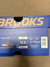 Brooks Ghost Trail Men’s Trail Running Low Top Lace Up Sneakers  picture