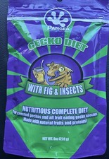 Crested Gecko Food Fruit Mix Insects High Protein Powder 8 oz Exp 1/2028 picture