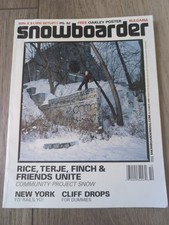 Vintage Magazine Snowboarder October 2005 Snowboard Good Condition  picture
