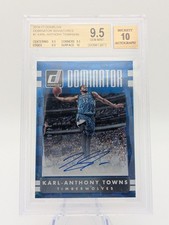 2016-17 Donruss Dominator Signatures #1 /49 Beckett 9.5  Autograph 10 picture