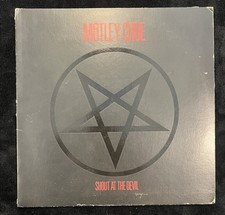 Motley Crue Shout At The Devil LP 1983 E1 60289 Pentagram Cover Vinyl VG picture