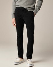 J. Crew 250 Skinny-Fit Pant in Stretch Chino Black 34x32 picture