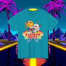 Vintage 1980s Rainbow Brite T-shirt | Unisex Retro Top with Iconic Design Tee picture
