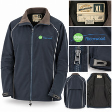 WearGuard Men XL Softshell Work Jacket Full Zip Windbreaker Utility Outdoor Coat picture
