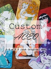 Custom ACEO-Original Art Commission-2.5 x 3.5 inch - OOAK picture