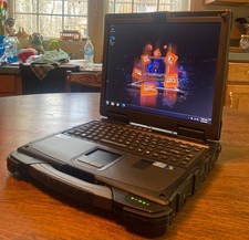 Getac Toughbook Laptop Win 7 i5 2.6ghz 8gb 250gb DVDRW Touchscreen picture