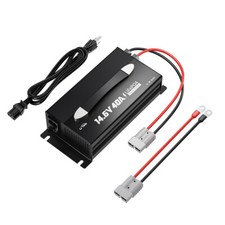 LiTime 14.6V 40A LiFePO4 Charger Mountable Portable For 12V Lithium Batteries picture