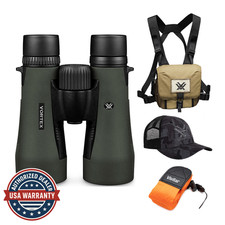 Vortex 12x50 Diamondback HD Roof Prism Binoculars Glasspak Vortex Hat picture
