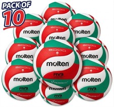 Molten V5M5000 Volleyball - Size 5, Indoor/Outdoor PU Leather Ball volley 10 lot picture