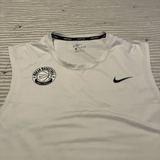 Nike Pro Dri-FIT Men's Compression Crew Neck Sleeveless Tank White XL Mokan   picture