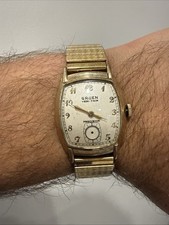 Vintage Gruen Veri-thin precision 405 388 17 jewel 10K gold filled wrist watch picture