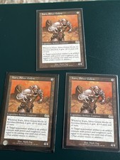 Three of Karn, Silver Golem Reg Urza's Saga Magic the Gathering NM picture