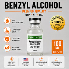Benzyl Alcohol USP/NF FCC High Purity Lab Grade, Assorted Sizes  picture