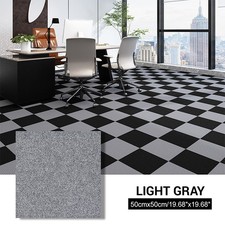 10-30Pcs Self Adhesive Carpet Floor Tiles 50x50cm Peel & Stick DIY Flooring Rugs picture