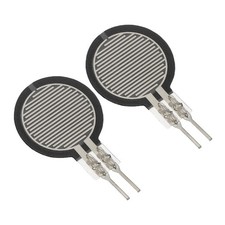 2 Pcs FSR402-ST Thin Film Pressure Sensor, 100g-10Kg, Dia. 14.7mm / 0.58in picture
