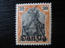 DANZIG GDANSK Mi. #5 mint MNH overprint stamp CV $2.40 picture