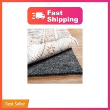 BAGAIL Felt and Natural Rubber Backing Rug Pads 1/4” Thick, 5 x 7 Ft Non Slip... picture