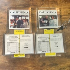 RARE-Arnold Schwarzenegger 2003 CA Recall Election Ballot Pair LA Museum Pieces picture