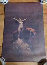 Vintage FRANK FRAZETTA Sun Goddess FANTASY Original PRINT 15.5