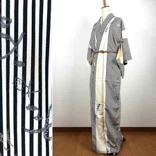【Near Mint】antique kimono,japanese kimono , kimono rope, kimono,kanji picture