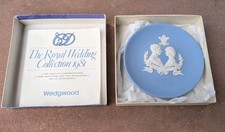 Wedgwood Royal Wedding 1981 Lady Di & Prince Andrew in Jasper  4.25