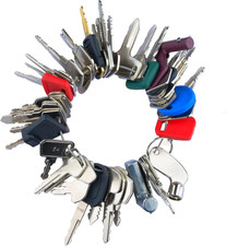 56PCS Heavy Equipment Key Master Set  JCB Case John Deere Komatsu Kubota Yanmar picture