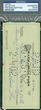 Nelson Nellie Fox Autograph 1962 Check Psa/dna Signed picture