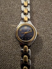 vintage Fossil Two Tone Wrist Watch picture