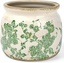 Flower Pots Planters for Indoor Plants Ceramic Plant Pots with Drainage 6.1 picture