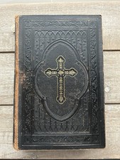 1908 German Luther Bible w/ WWII Family Notes Stuttgart Schäfer Genealogy picture