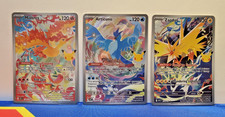 Pokémon 30th Anniversary Legendary Birds Trio illustration Rare 130,132,133 picture