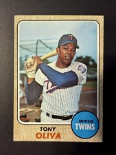 1968 Topps #165 Tony Oliva HOF Minnesota Twins Vintage Baseball Base Card picture