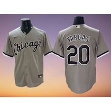Men's White Sox #20 Miguel Vargas Limited Stitched Baseball Jersey picture