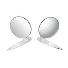 United Pacific 110745 Exterior Mirror Set 1955-57 Chevy Passenger - Pack of 2 picture