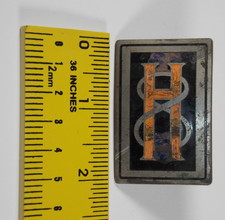 Rare 1928-1929 Hupmobile Model M Car Radiator 8 Automotive Badge Emblem Logo USA picture
