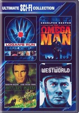 70s 4Film SciFi Collection Logan's Run/Omega Man/Soylent Green/Westworld DVD picture